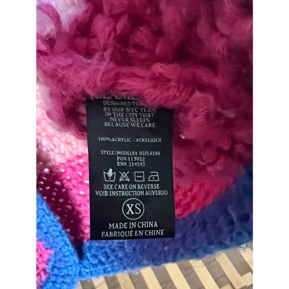 Blank NYC Catch The Rainbow Chunky Knit Open Front Cardigan - Picture 9 of 10
